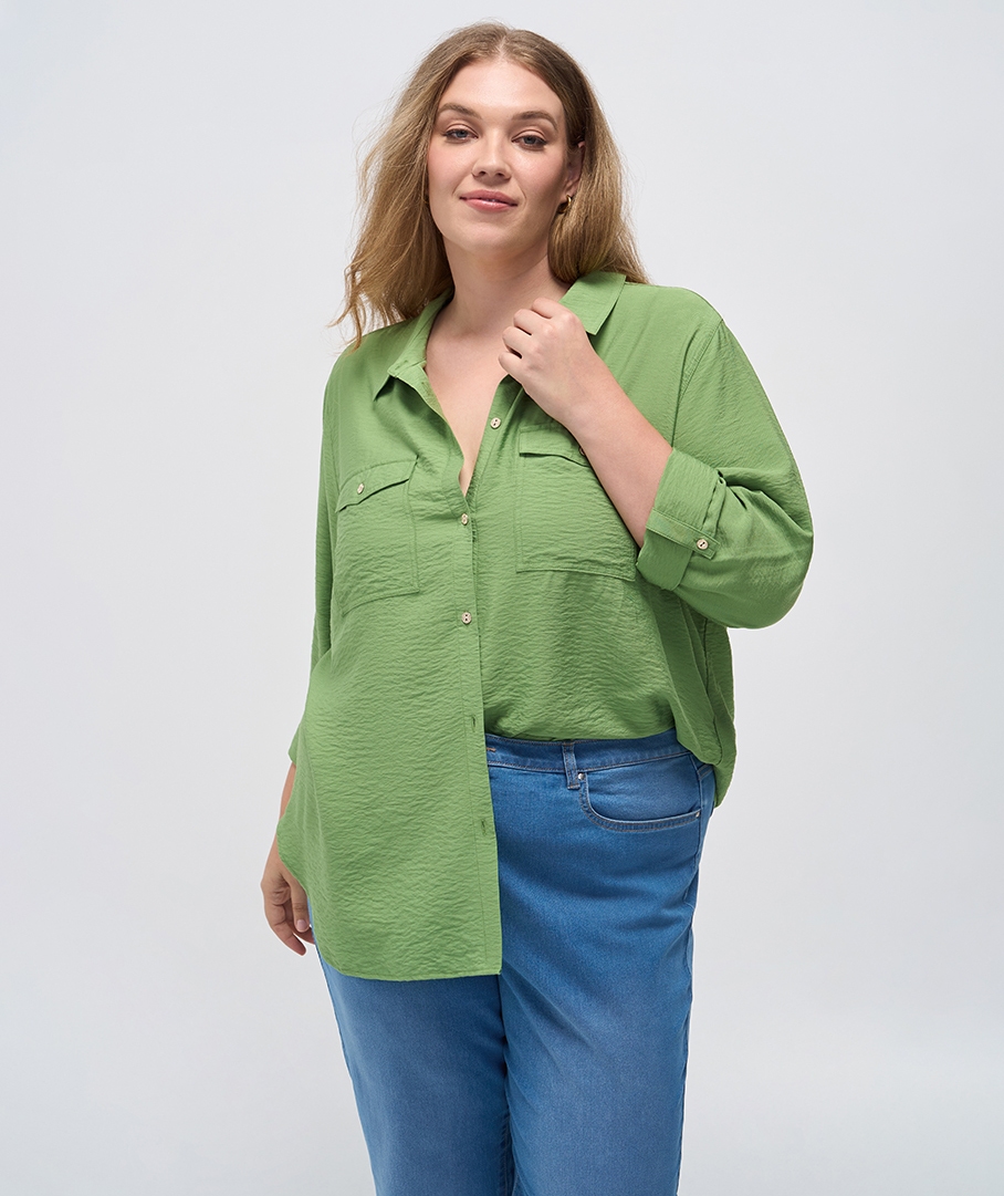 Textured Utility Shirt