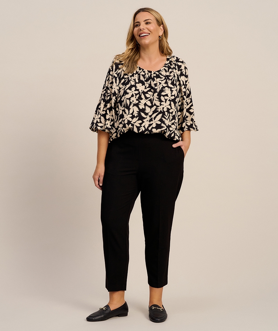 Ankle Length Tapered Classic Pant