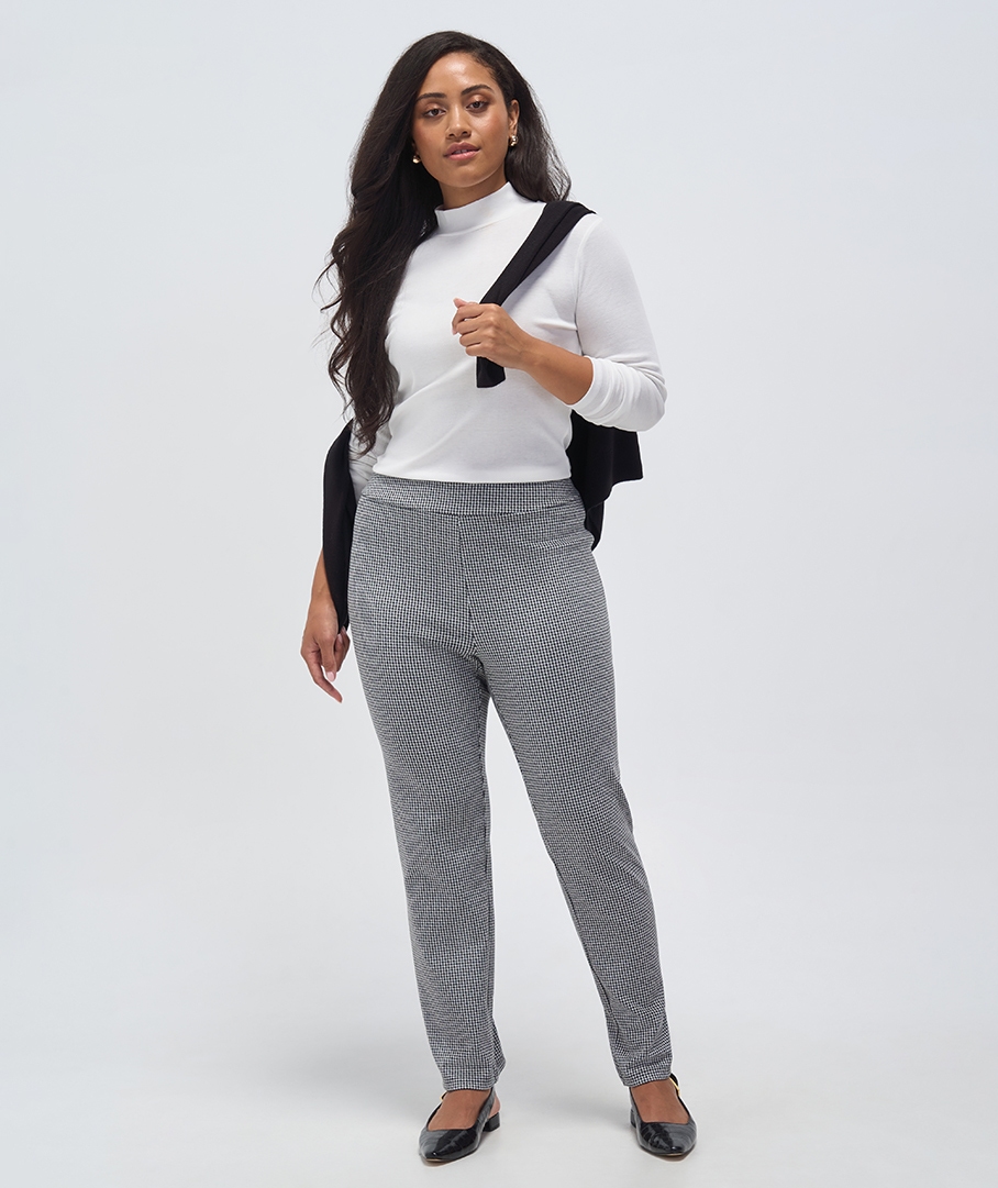 Ponte Check Pant