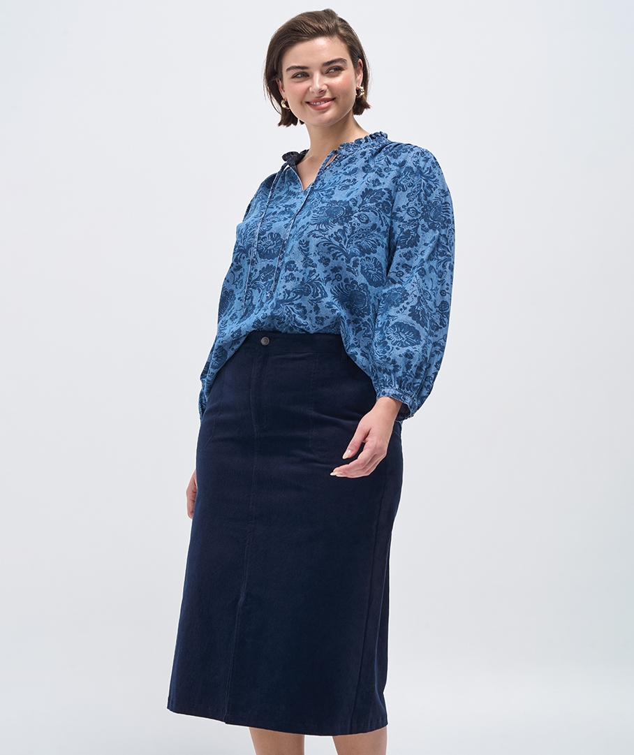 Denim Blouse