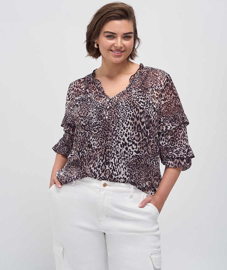 Chiffon Print Blouse
