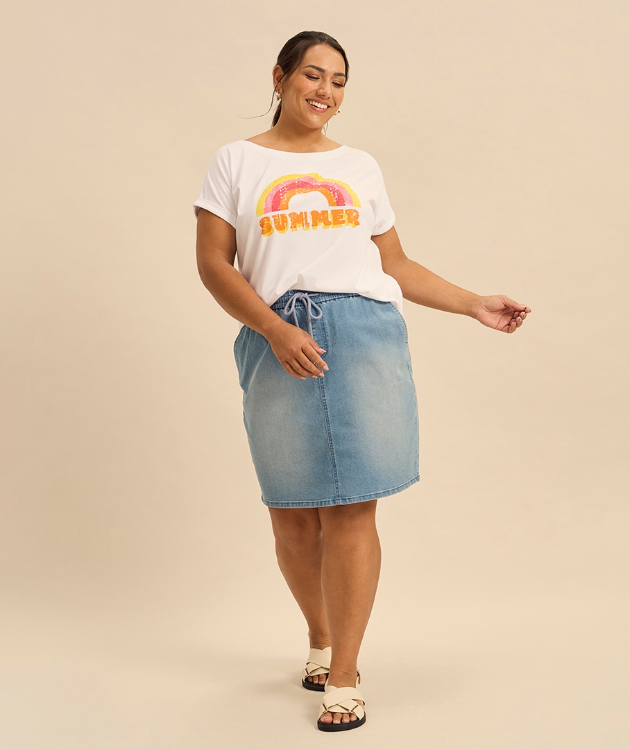 Denim Skirt