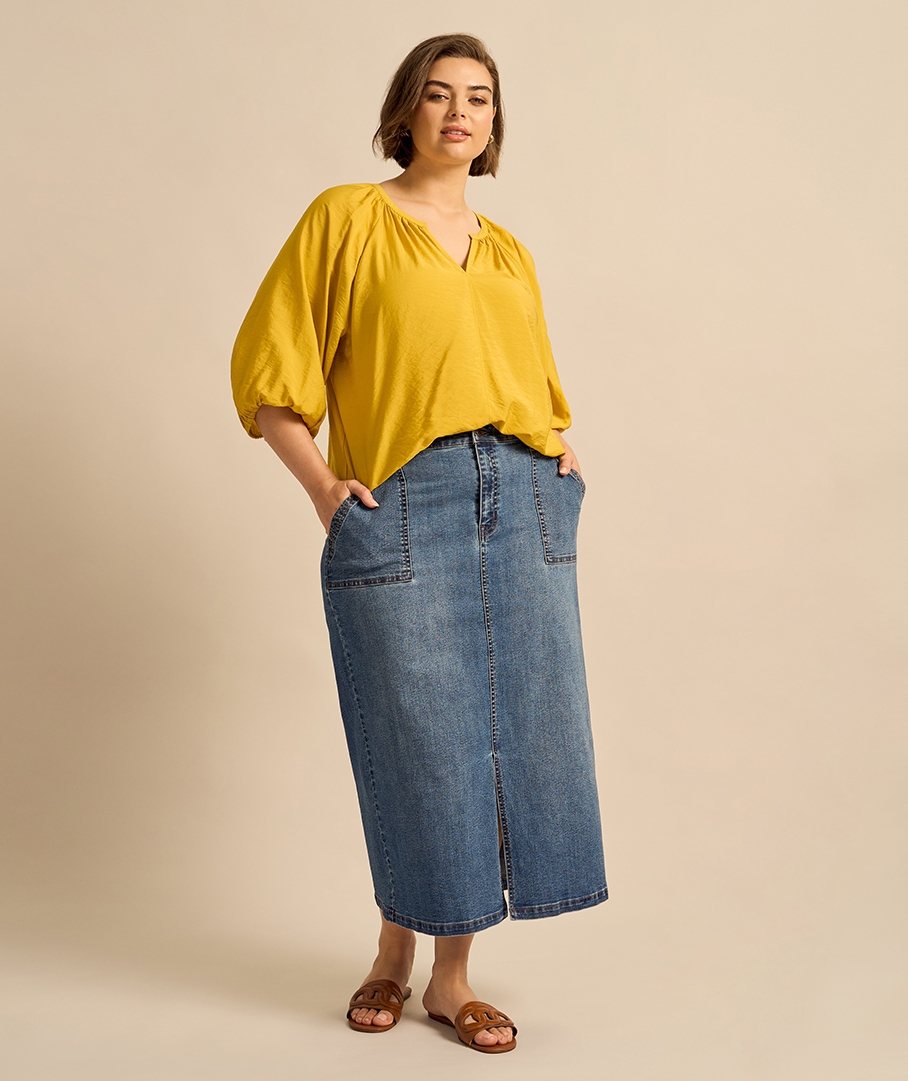Denim Skirt