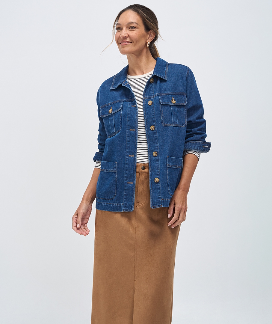 Denim Shacket
