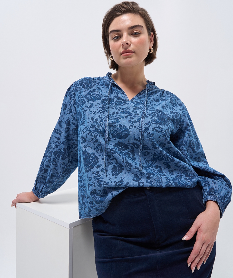 Denim Blouse