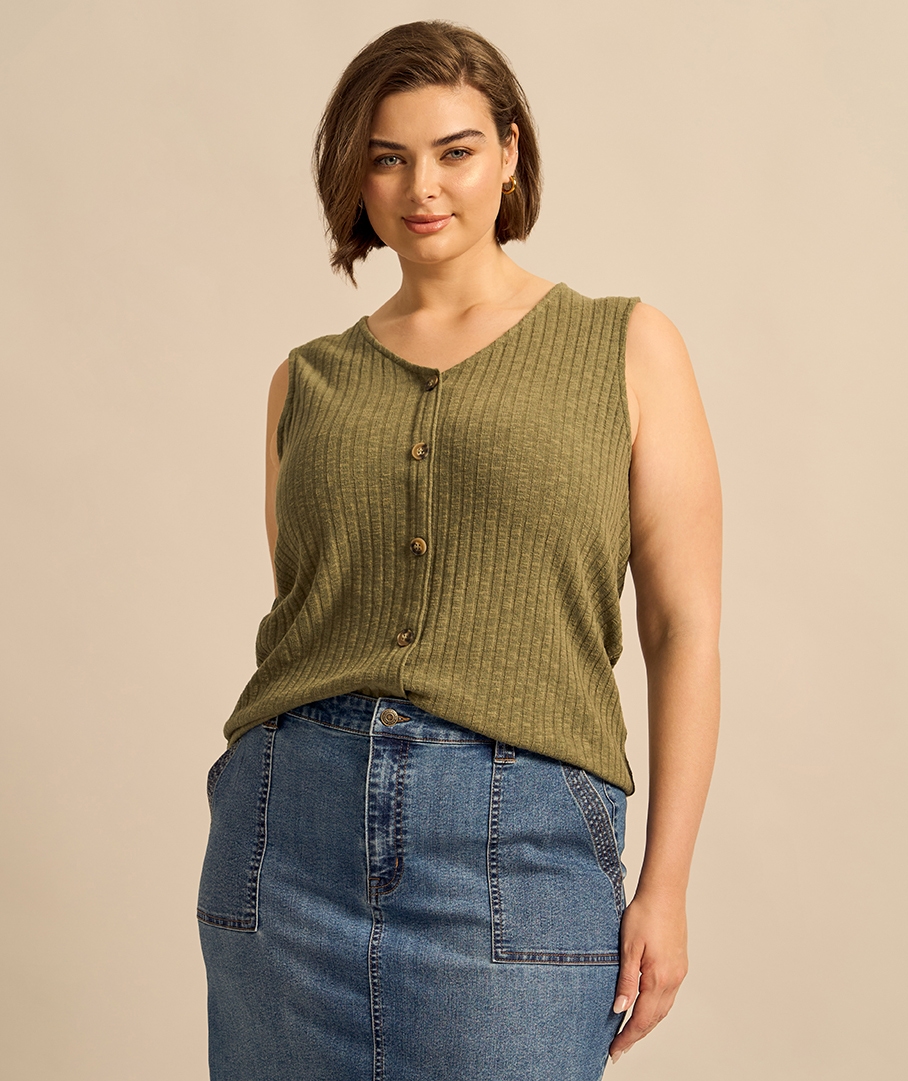 Textured Rib Top