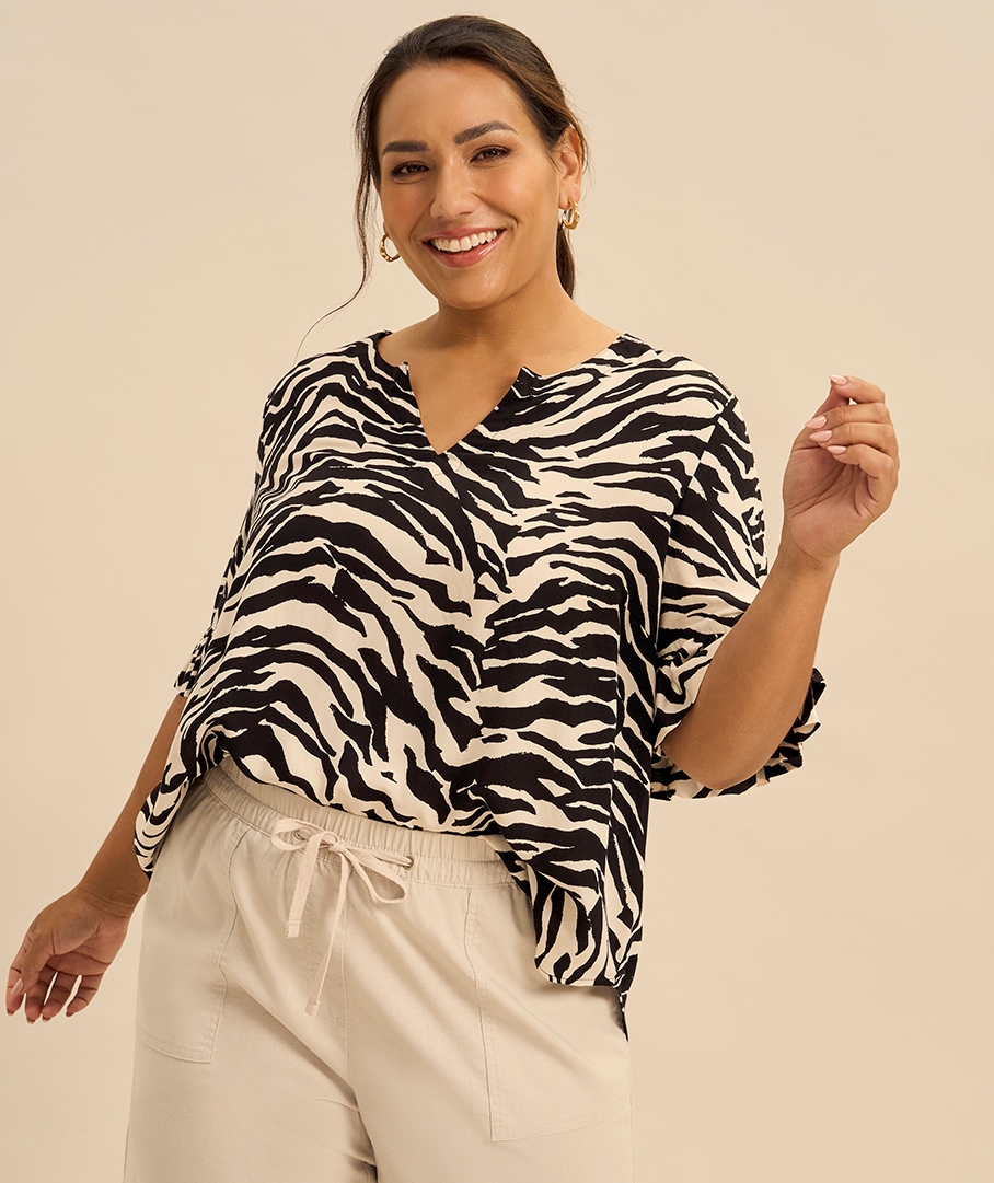 Viscose Print Top