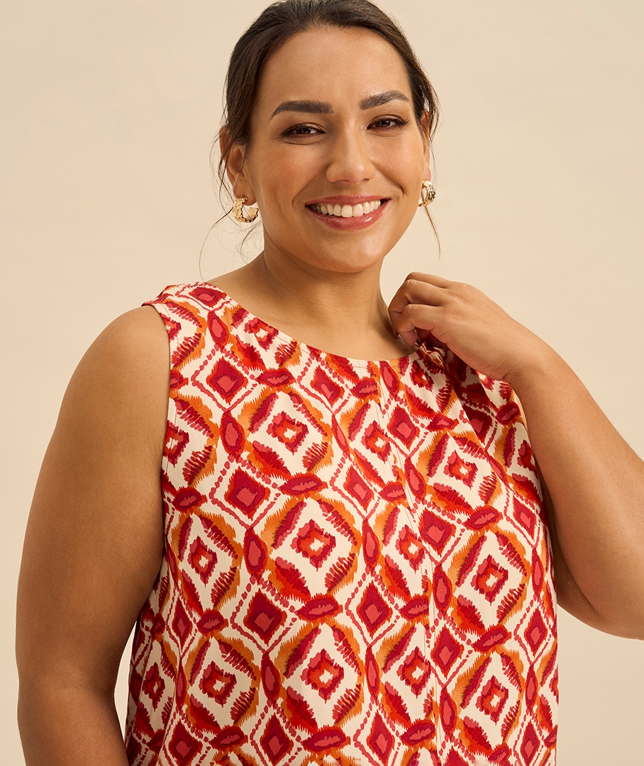 Viscose Print Top