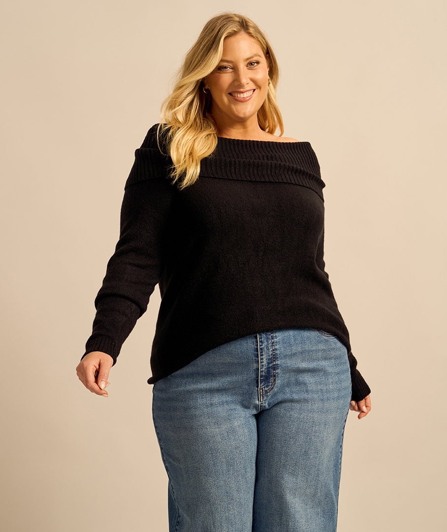 Off Shoulder Jumper