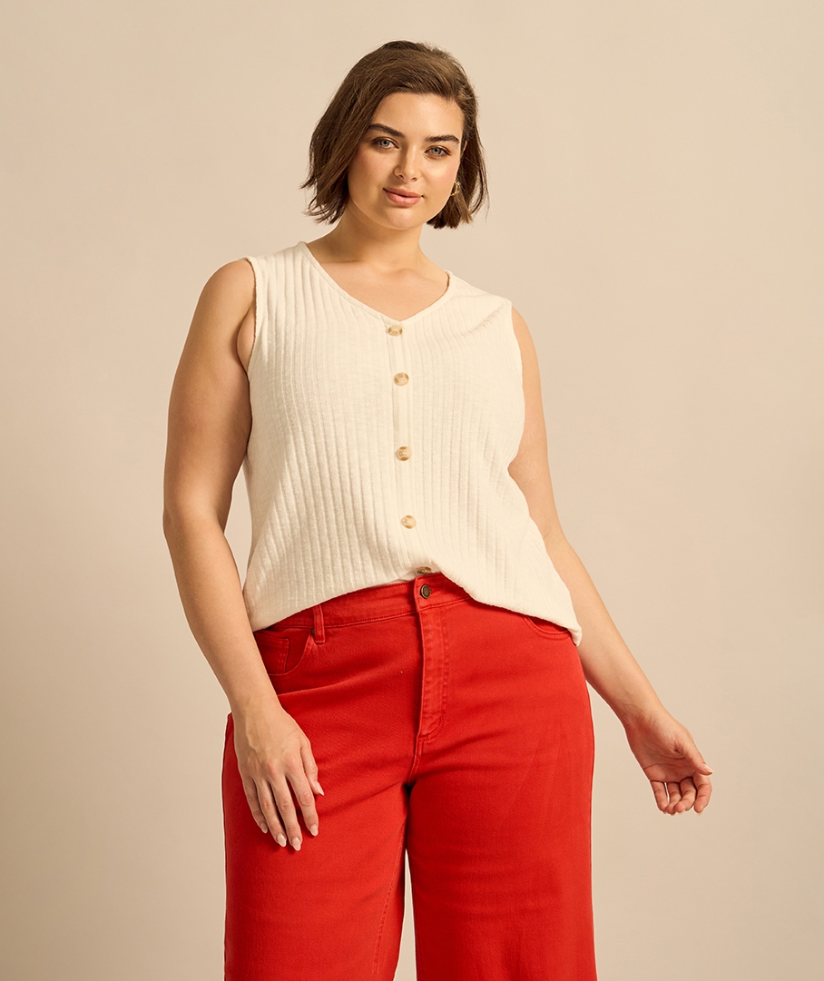 Textured Rib Top