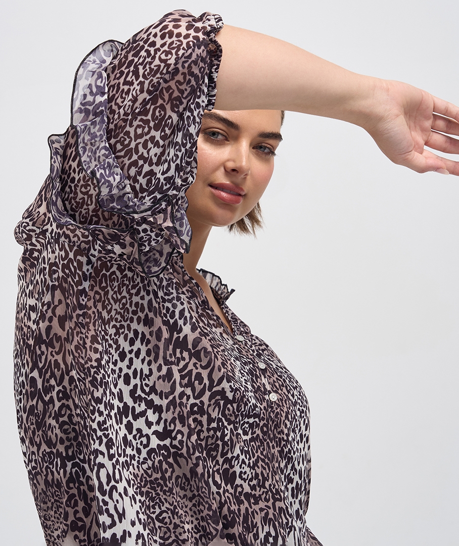 Chiffon Print Blouse