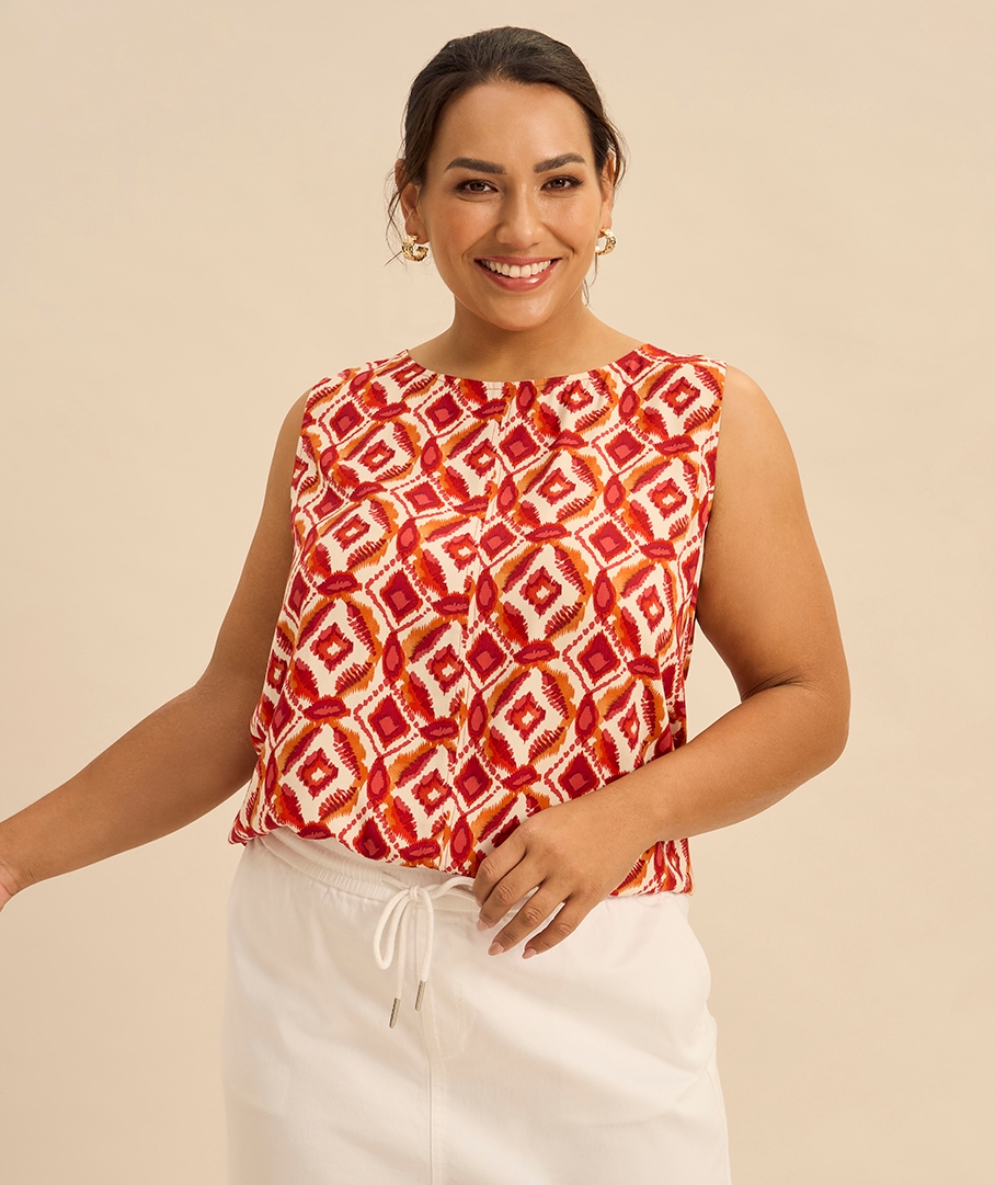 Viscose Print Top