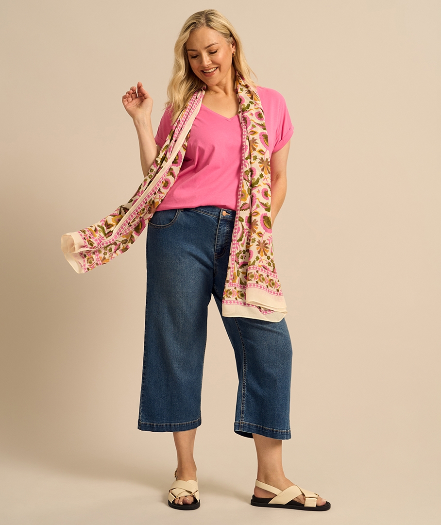 Viscose Floral Scarf