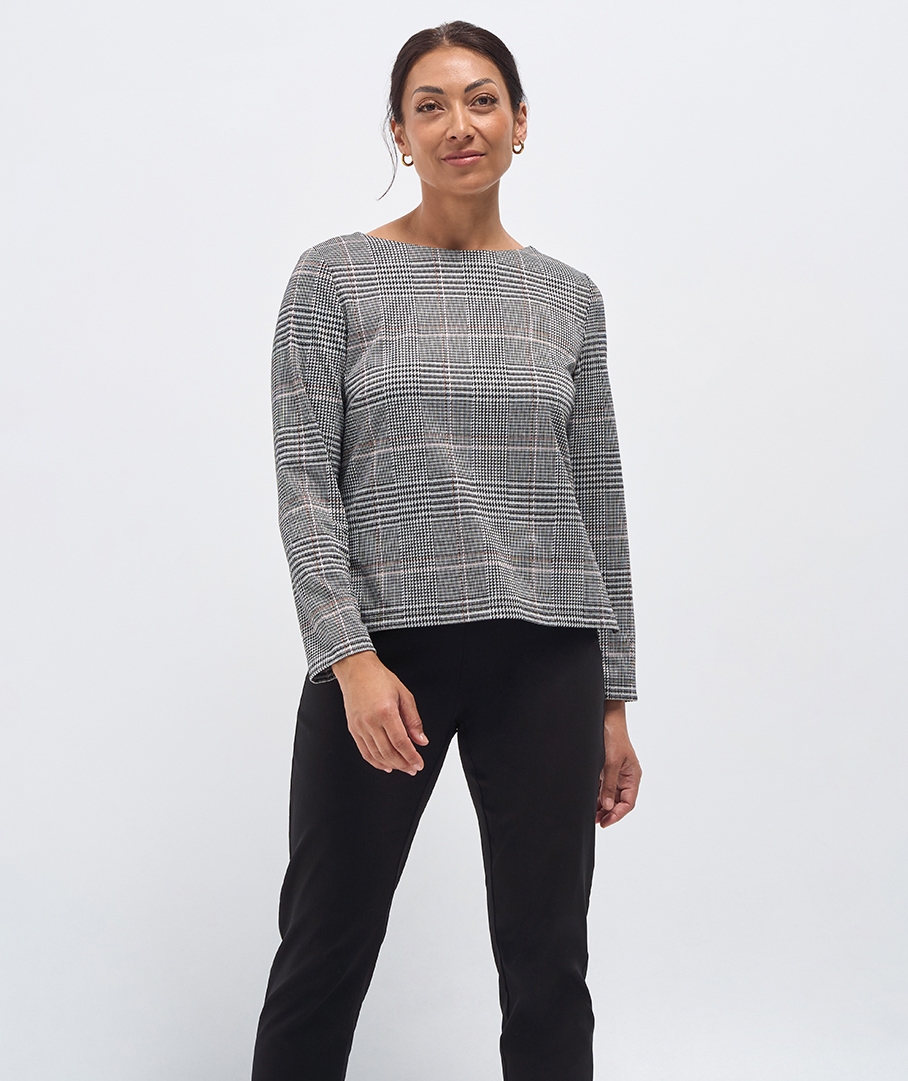 Boxy Ponte Top