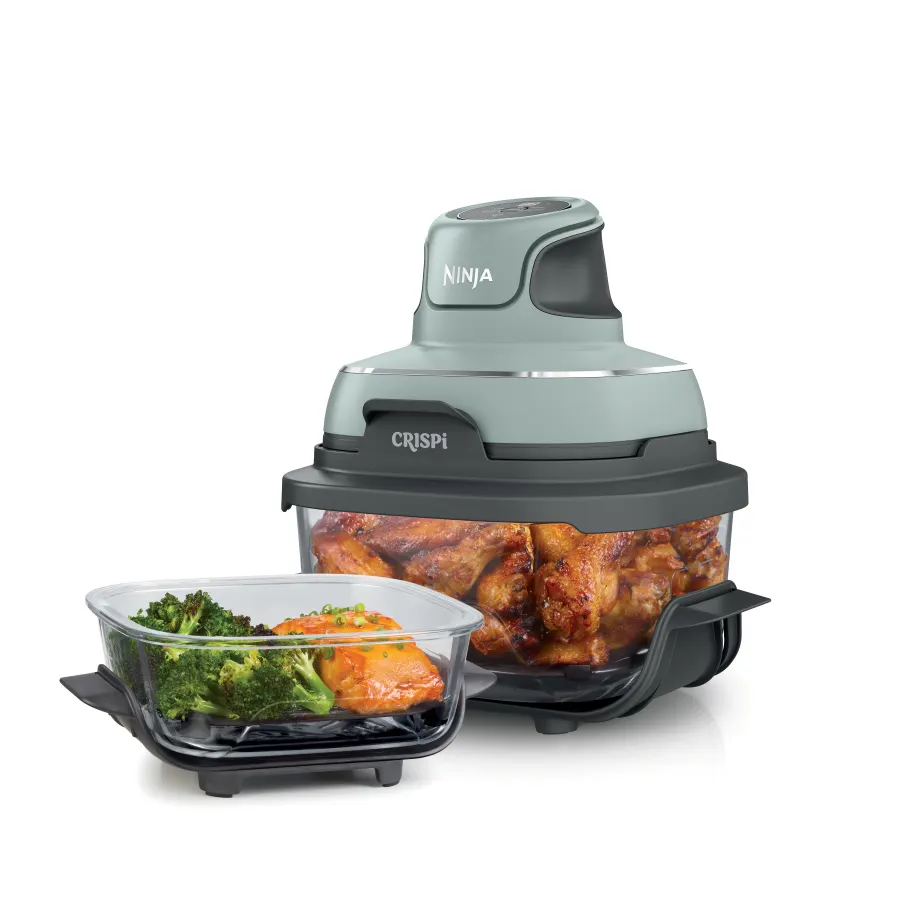 Ninja Crispi™ 4-in-1 Portable Glass Air Fryer Cooking System Sage