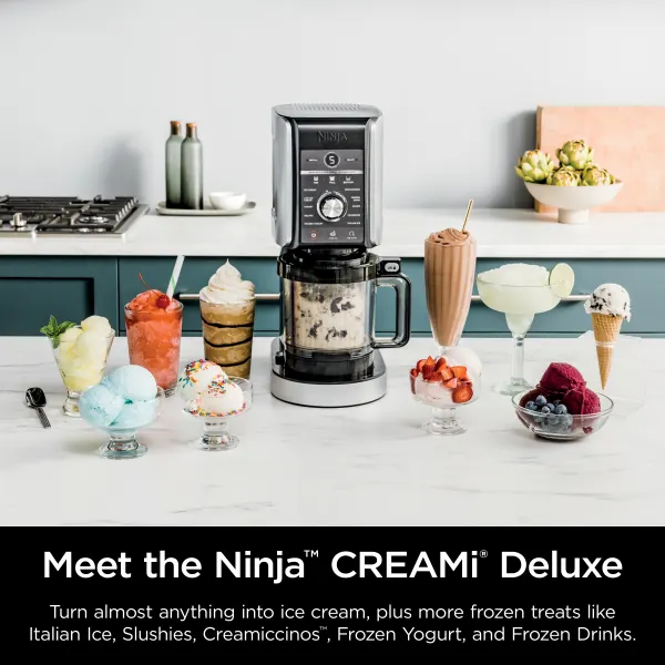Ninja® CREAMi® Deluxe 11-in-1 Frozen Treat Maker & Waffle Maker