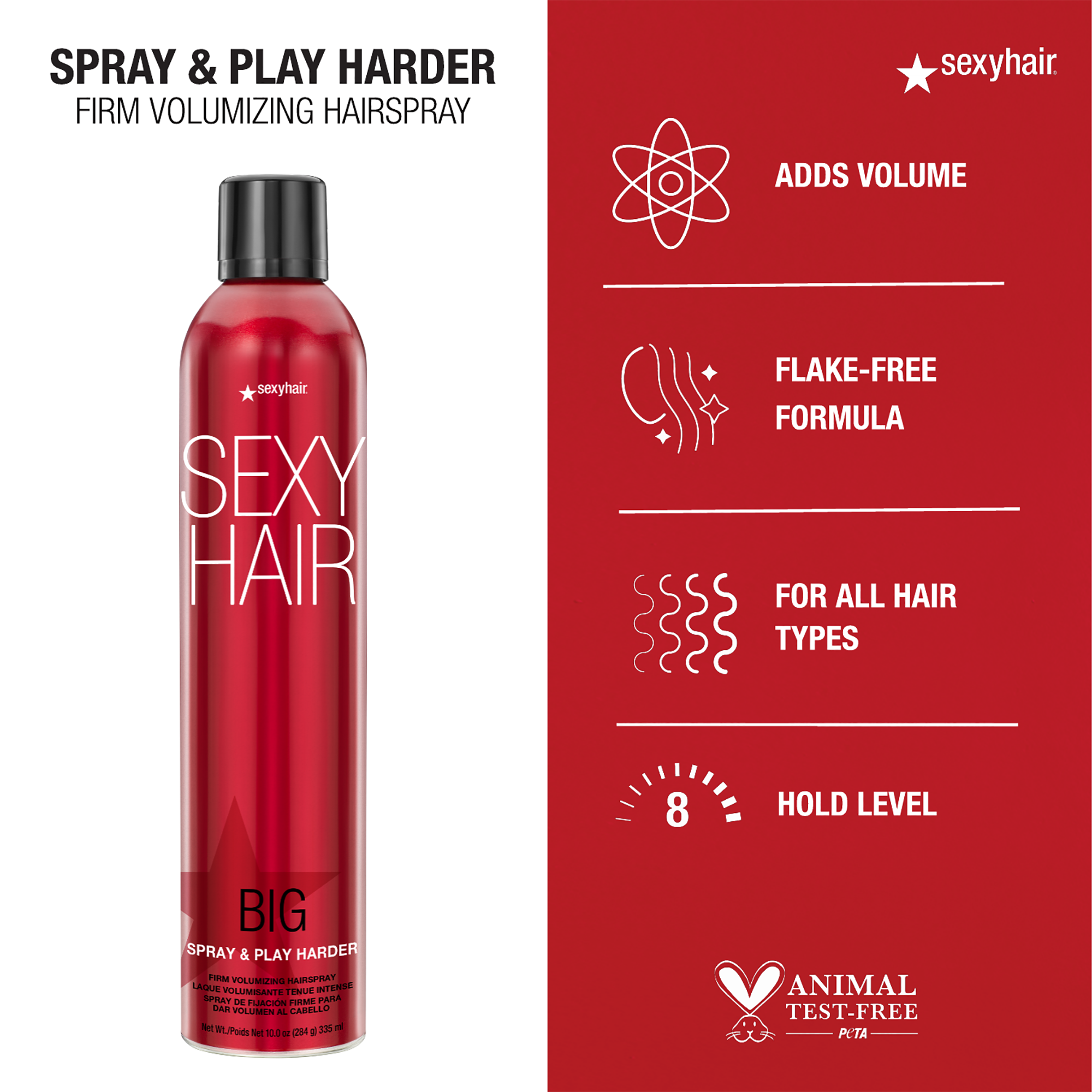 Travel Size Big Sexy Hair Spray & Play Harder Firm Volumizing Hairspray