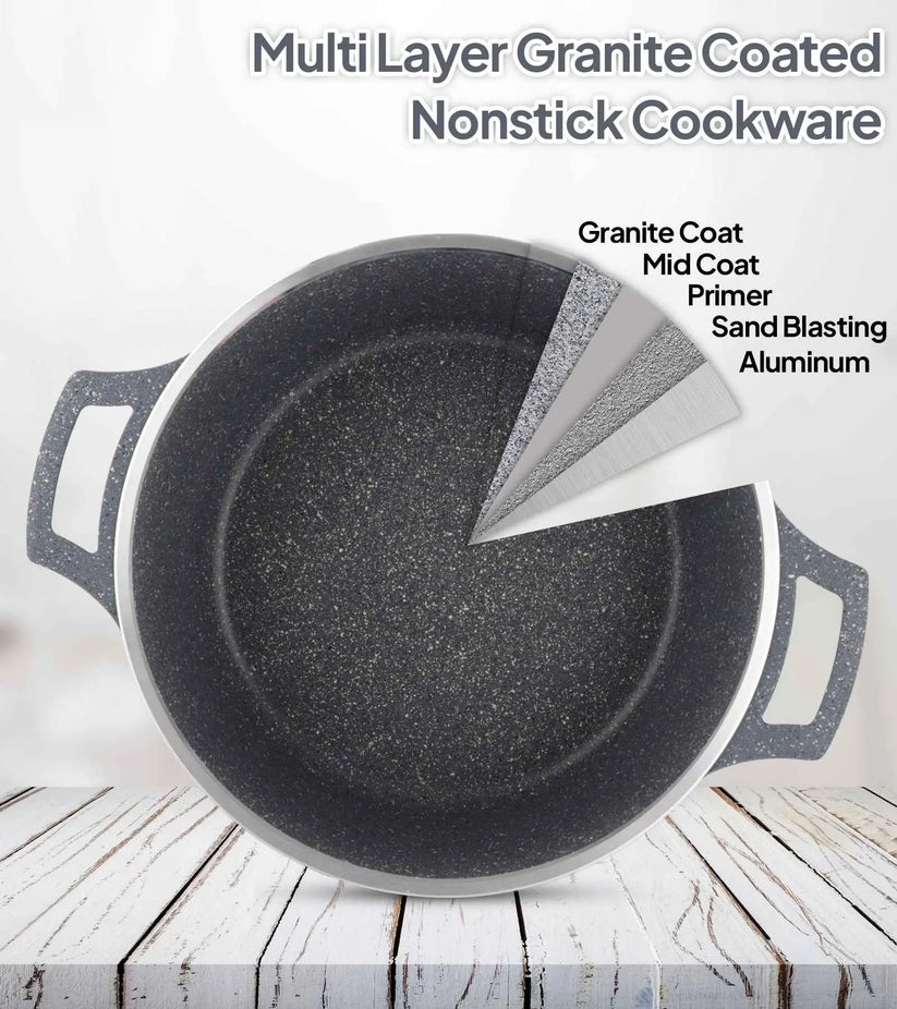🔥Cookware Set 29 Pieces Non Stick Multi Layer Granite Coating