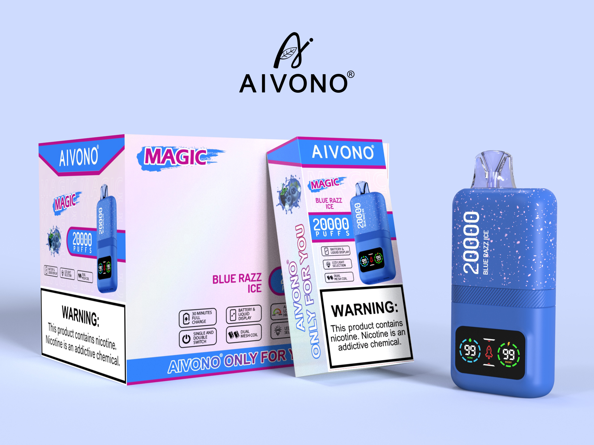 Best Aivono Aim Magic 20000 Puffs Electronic Cigarette Disposable Vapes with Nic