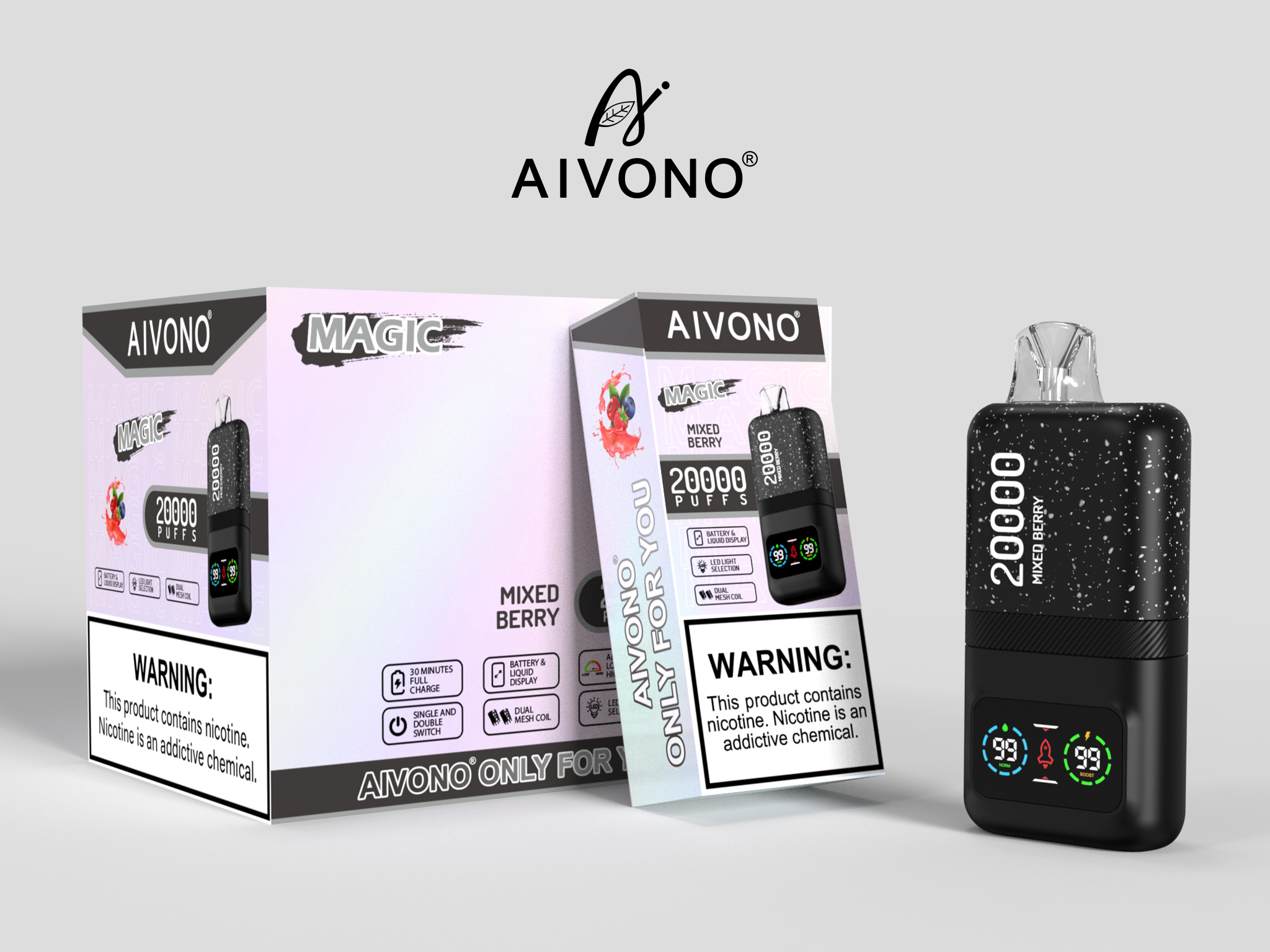 Best Aivono Aim Magic 20000 Puffs Electronic Cigarette Disposable Vapes with Nic