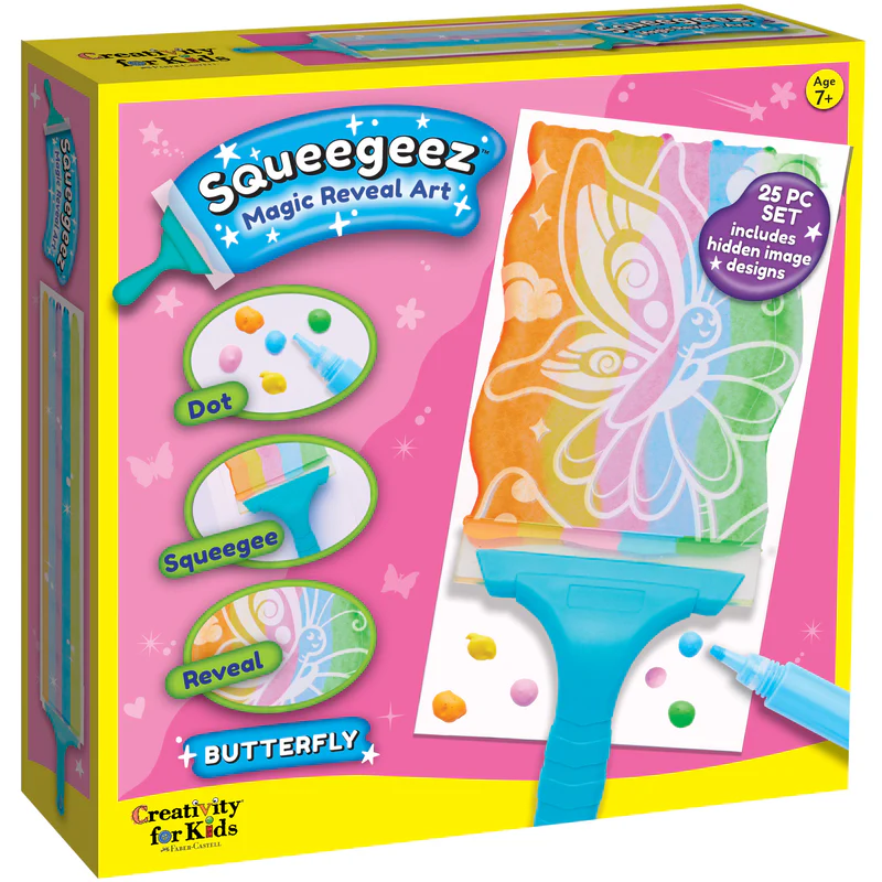 Squeegeez Magic Reveal Art Butterfly - #6414000