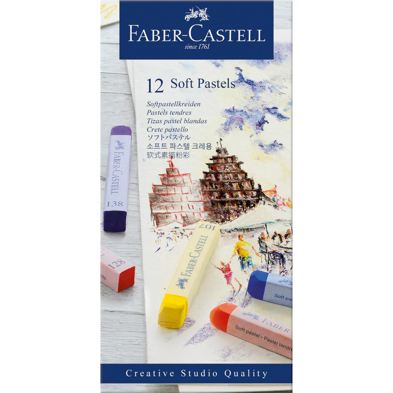 Soft Pastel Full Length Sticks, Box of 12 - #128312