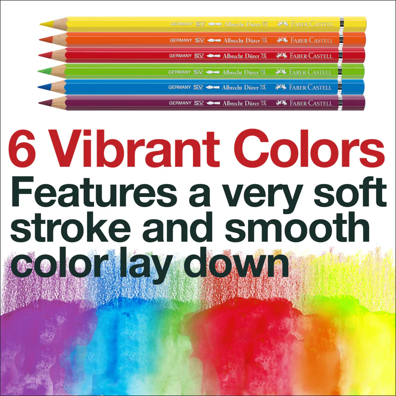 Albrecht Dürer Artists' Watercolor Pencils, Set of 6 - #800136