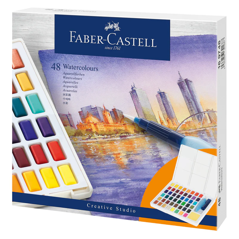 Watercolor Palette, Set of 48 - #169748