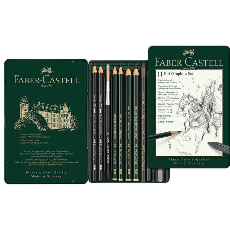 Pitt Graphite Set, Tin of 11 - #112972
