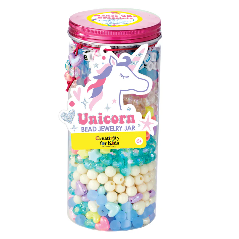 Bead Jewelry Jar Unicorn - #6476000