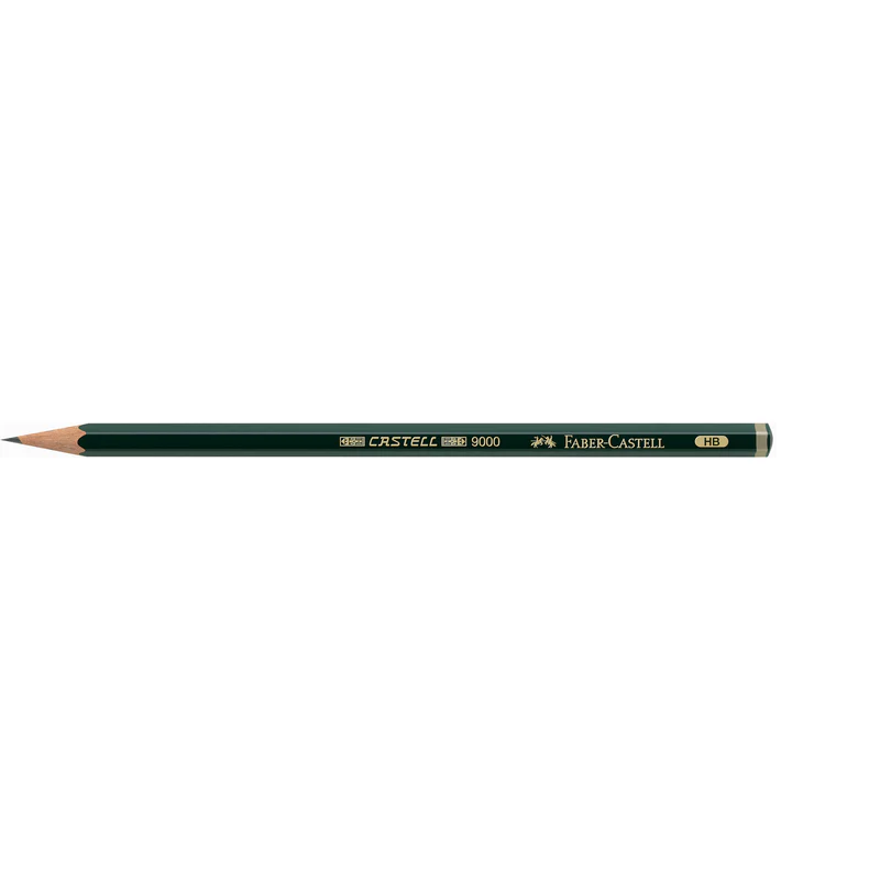 Castell 9000 Graphite Pencils, Tin of 6 - #119063