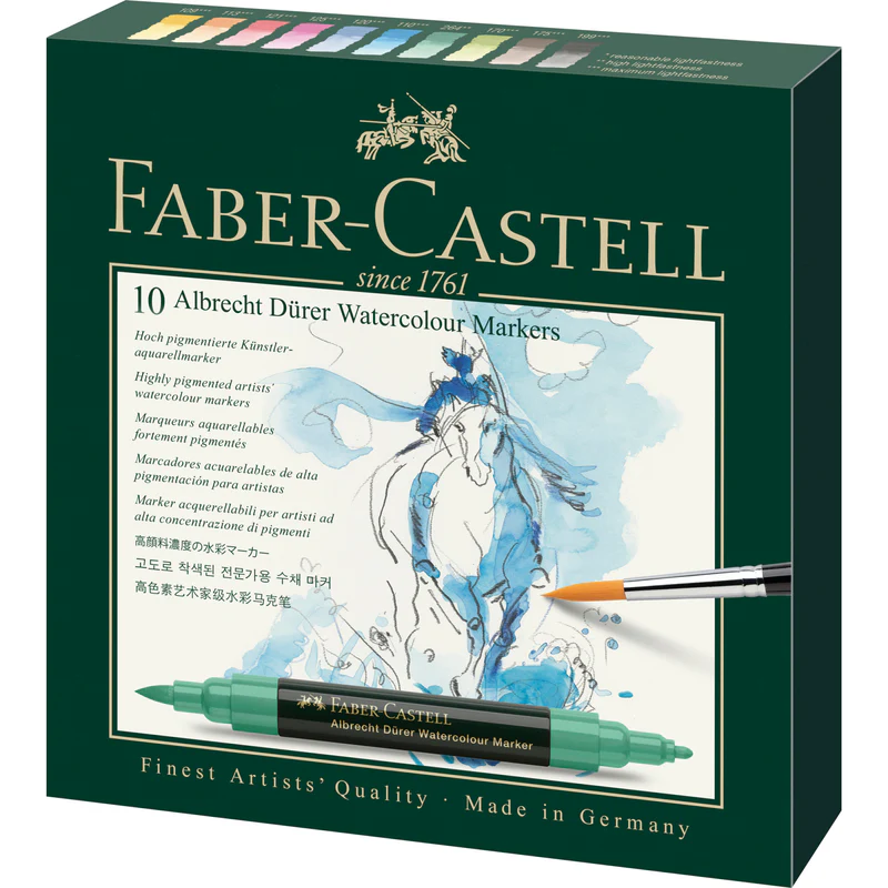 Albrecht Dürer Watercolor Markers, Wallet of 10 - #160310