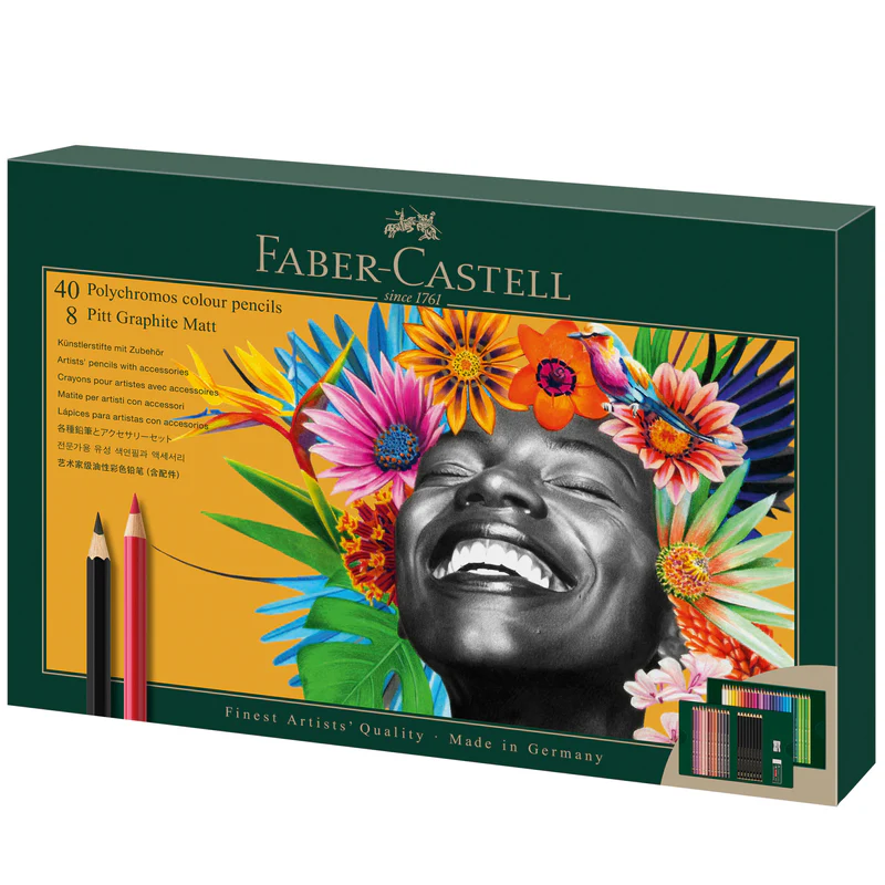 Polychromos & Graphite Matte, 50-Piece Gift Set - #210054