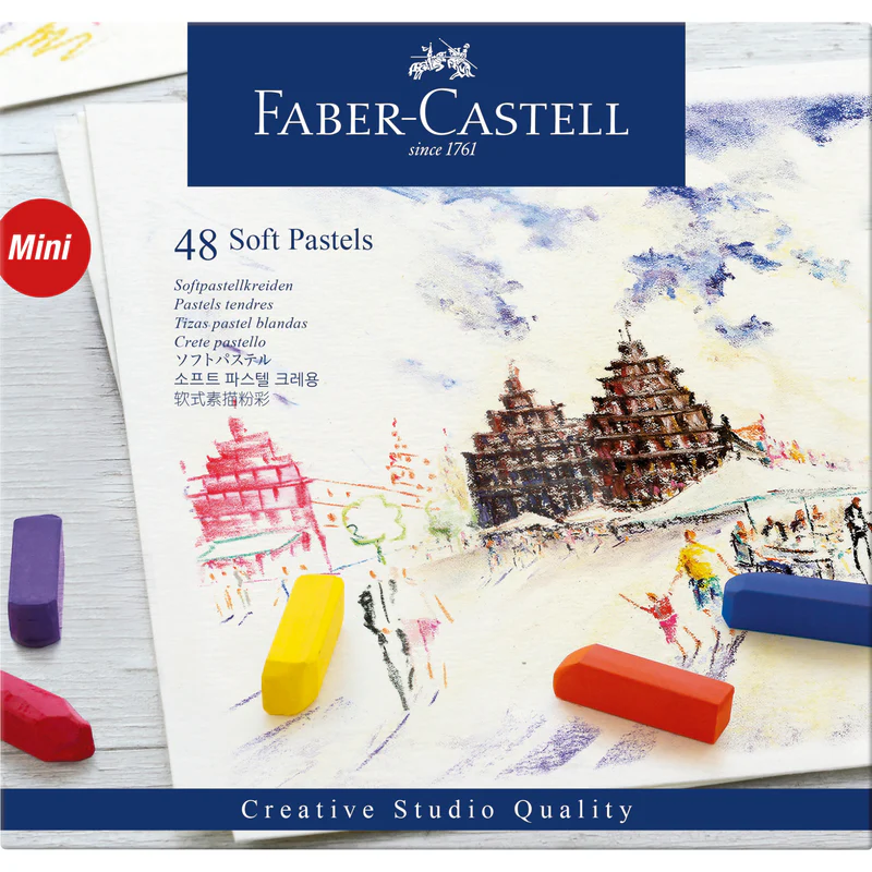 Soft Pastel Half Length Sticks, Box of 48 - #128248