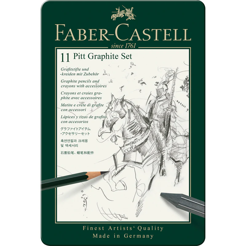 Pitt Graphite Set, Tin of 11 - #112972