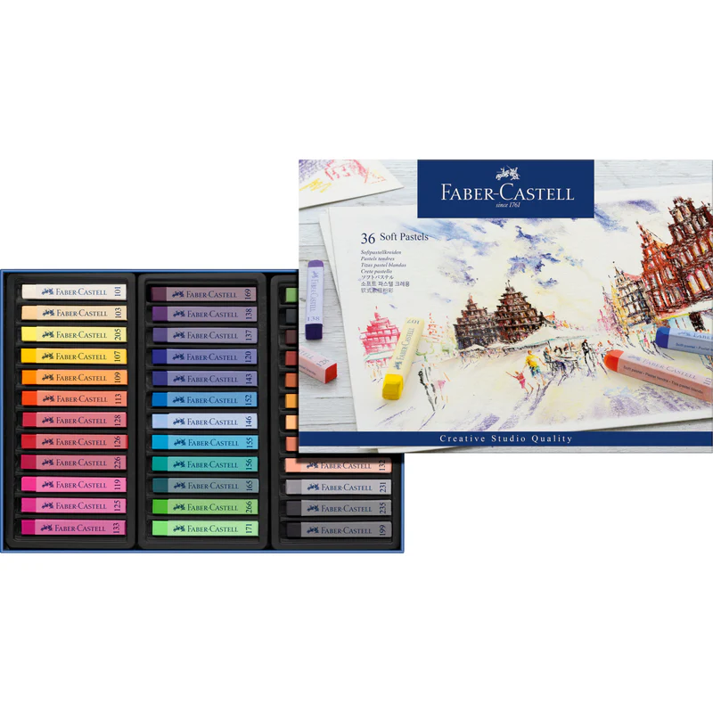 Soft Pastel Full Length Sticks, Box of 36 - #128336