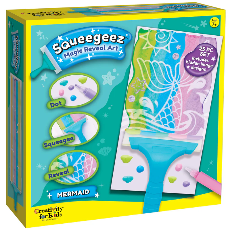 Squeegeez Magic Reveal Art Mermaid - #6411000