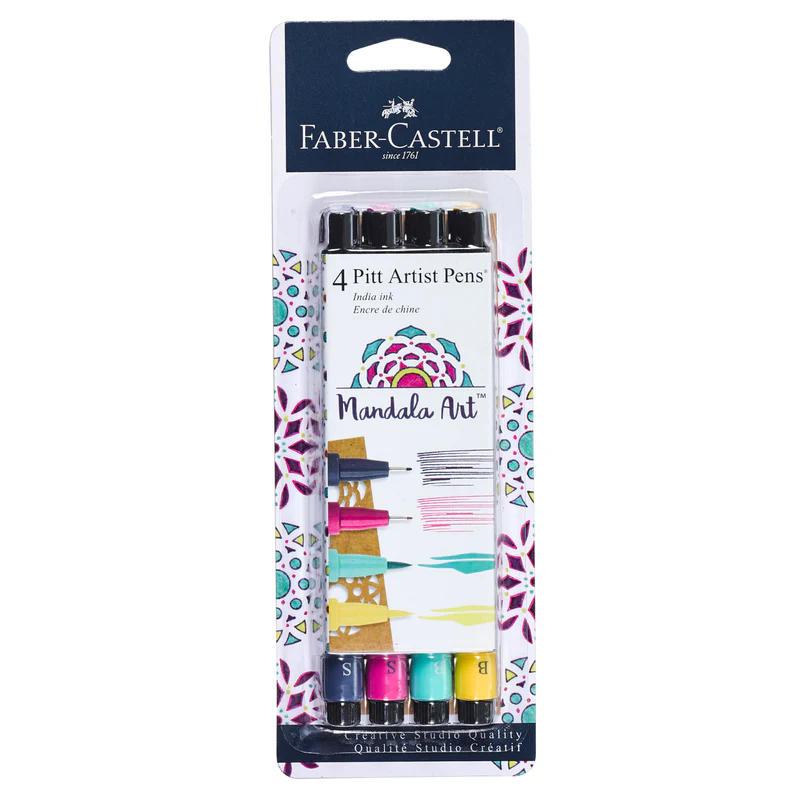 Pitt Artist Pen, Mandala Art - Set of 4 - #770089