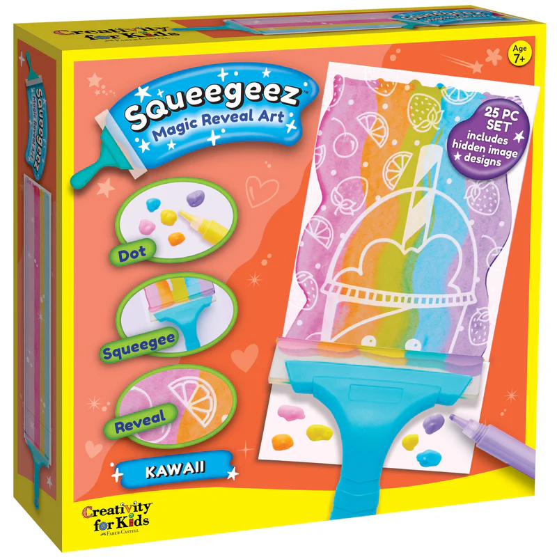 Squeegeez Magic Reveal Art Kawaii - #6413000