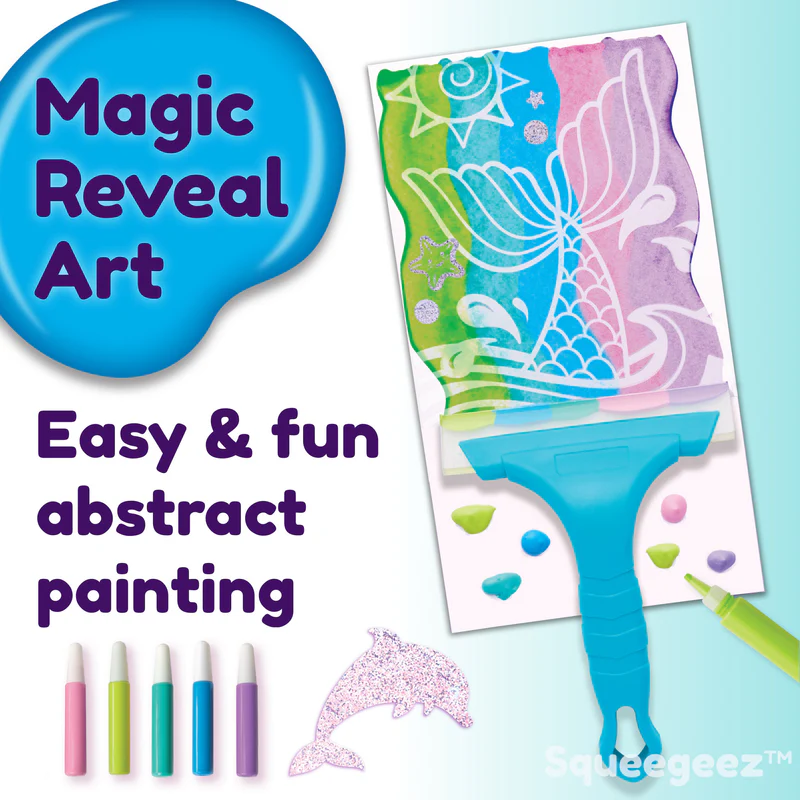 Squeegeez Magic Reveal Art Mermaid - #6411000