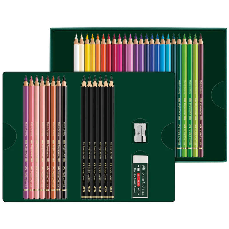 Polychromos & Graphite Matte, 40-Piece Gift Set - #210053