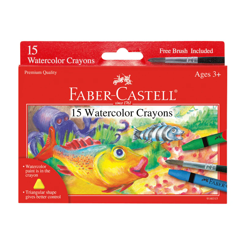 15 Watercolor Crayons - #9140315