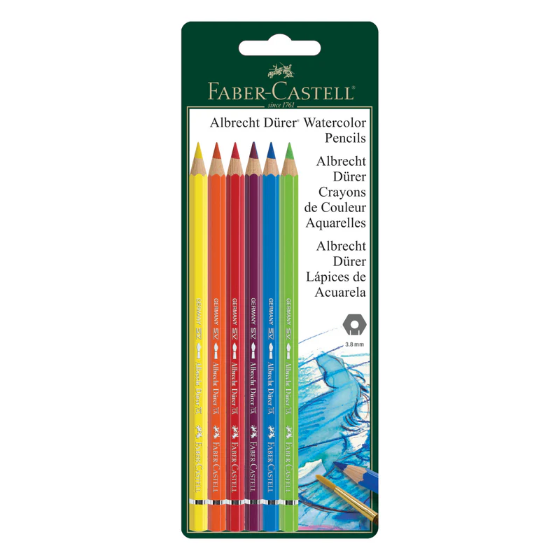 Albrecht Dürer Artists' Watercolor Pencils, Set of 6 - #800136