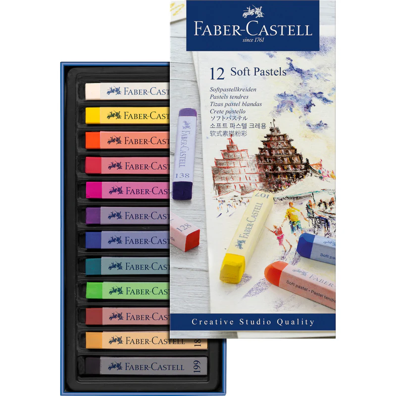 Soft Pastel Full Length Sticks, Box of 12 - #128312