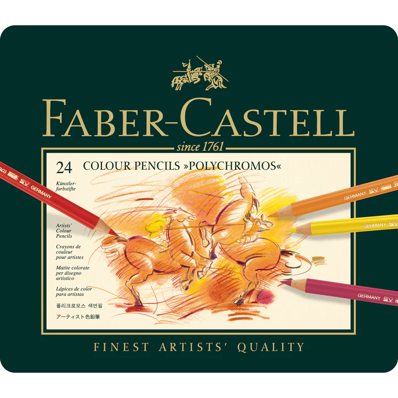 Polychromos Artists' Color Pencils, Tin of 24 - #110024