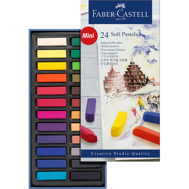 Soft Pastel Half Length Sticks - Box of 24 - #128224T
