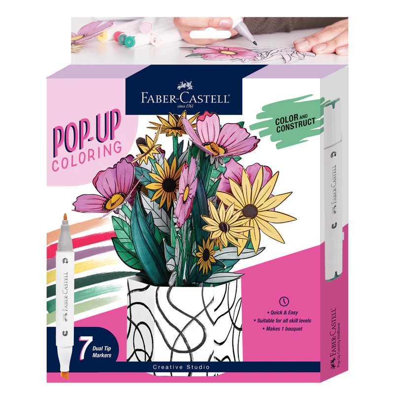 Pop Up Coloring Bouquet - Wildflower Bunch - #770430