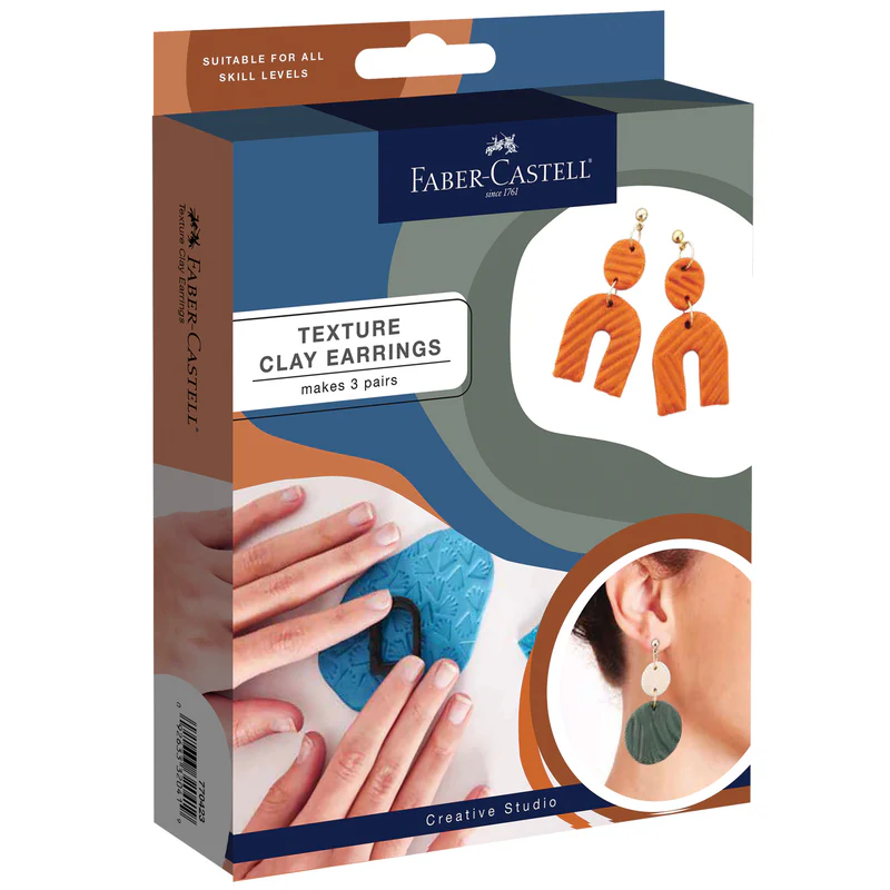 Texture Clay Earrings - #770423