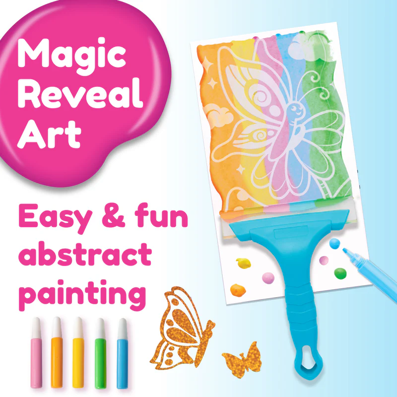 Squeegeez Magic Reveal Art Butterfly - #6414000