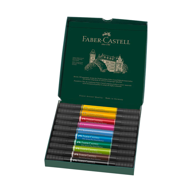Pitt Artist Pen Dual Markers, Wallet of 10 - #162010